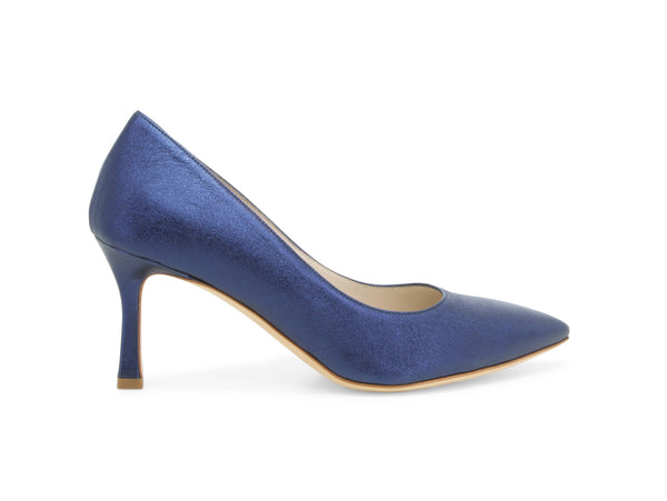 Melluso Décolleté Elegante Cerimonia Tomaia in Pelle Blu D160W-236571